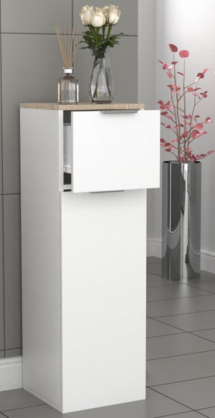 Badmöbel Midischrank Badschrank  Schublade Donali