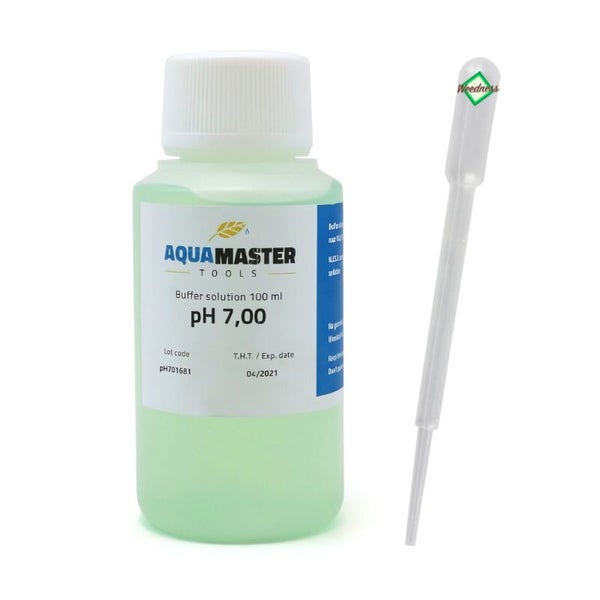Aqua Master pH-Kalibrierlösung 7,00 – 100 ml, sofort einsatzbereit, kompatibel mit allen pH-Messgeräten, präzise und langlebige Kalibrierung für zuverlässige Messergebnisse