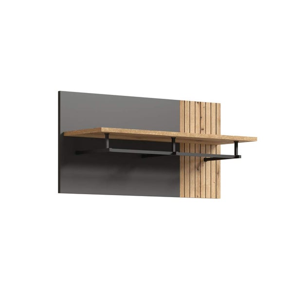 Esteban Wandgarderobe grau, Eiche dekor. 80 X 28 X 40 cm