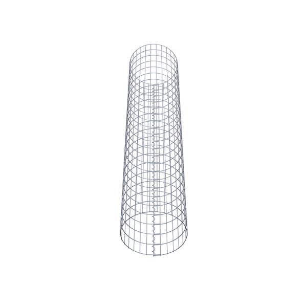 Gabionensäule Durchmesser 47 cm, MW 5 x 10 cm rund - Höhe: 2,20 m