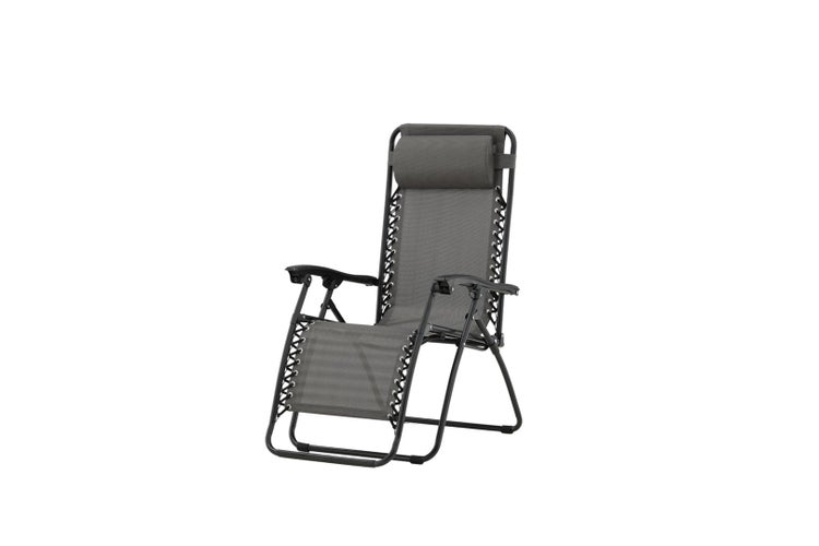 Melker Sonnenliege grau. 66 X 165 X 111 cm
