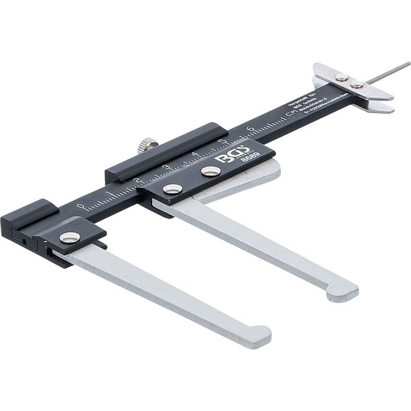 BGS technic Tiefenmaß mit Messskala und Tiefenmessbrücke