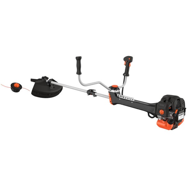 FUXTEC Profi Benzin Motorsense FX-PS152 - 52ccm  | 11kg  | mit Doppelfadenkopf | 3-Zahn Messer | mit Komfort-Tragegurt | 3PS | 2-Takt