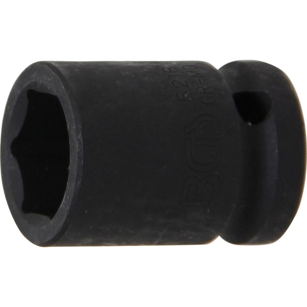 BGS Kraft-Steckschlüssel-Einsatz Sechskant Antrieb Innenvierkant 12,5 mm (1/2) SW 18 mm - 5218