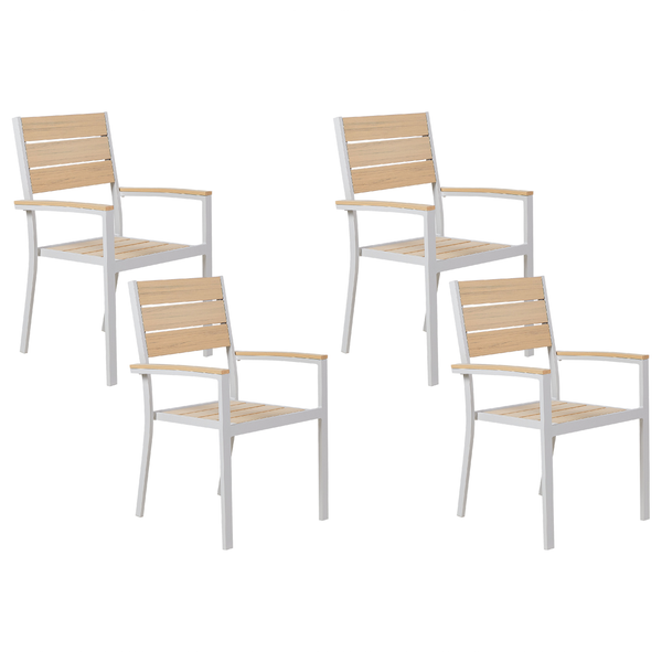 Gartenstuhl 4er Set PRATO Beige