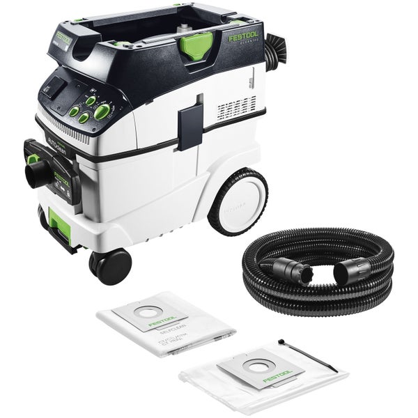 Festool Absaugmobil mit Zubehör, einschließlich Saugschlauch und Staubsäcken