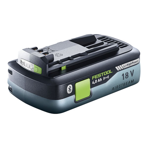 Festool Akkupack Li-HighPower 18 Volt 4,0 Amperestunden mit Bluetooth und Airstream Technologie.