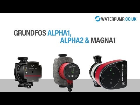 Grundfos ALPHA1, ALPHA2 und MAGNA1 Umwälzpumpen im Überblick