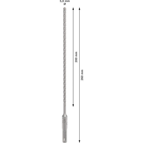 Bosch PRO SDS plus-5X Hammerbohrer 5 x 200 x 260 mm - 2608836606