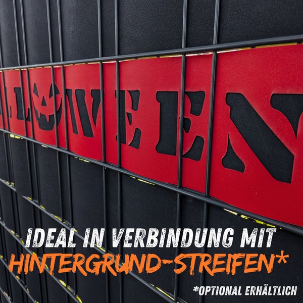 Halloween Motiv für Bauzaun