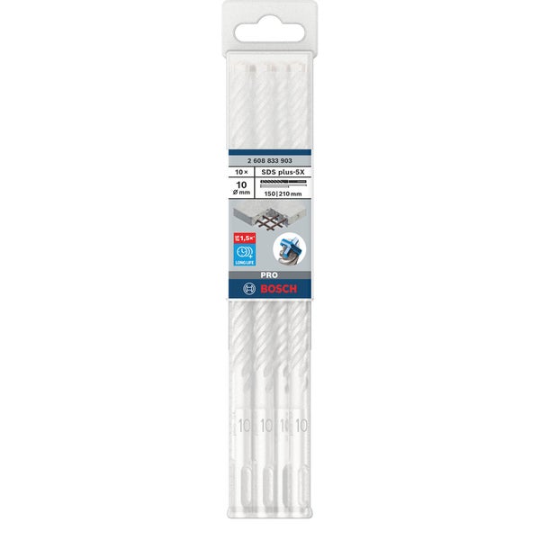 Bosch PRO SDS plus-5X Hammerbohrer 10 x 150 x 210 mm - 2608833903