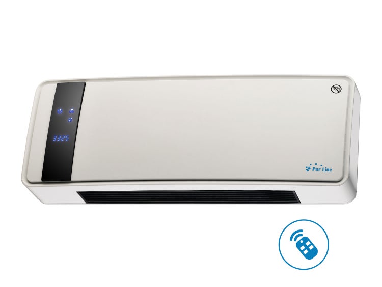 Pur Line Heizlüfter zur Wandmontage mit Fernbedienung