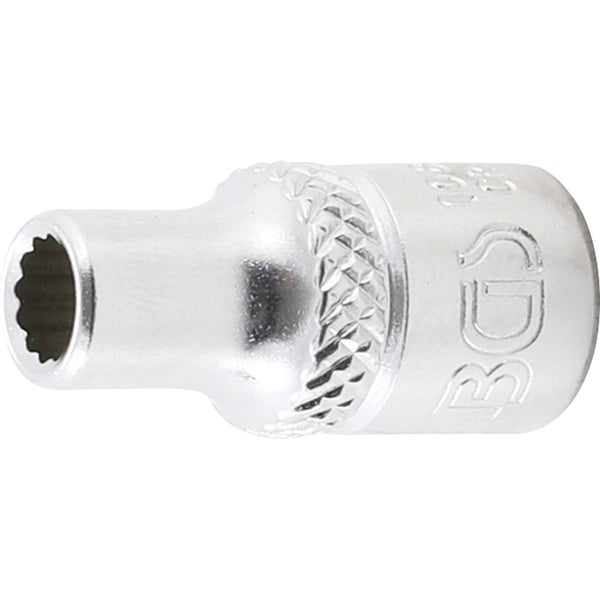 BGS Steckschlüssel-Einsatz Zwölfkant Antrieb Innenvierkant 6,3 mm (1/4) SW 3/16 - 10871