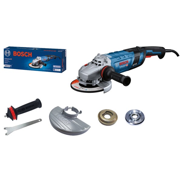 Bosch GWS 30-180 B Profi-Winkelschleifer mit Zubehör und Verpackung