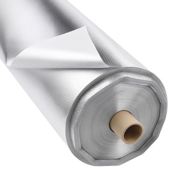 Hammerschlag Reflektionsfolie 10 Meter Rolle – Diamond Lightite Folie für maximale Lichtausbeute, 1,2m Breite