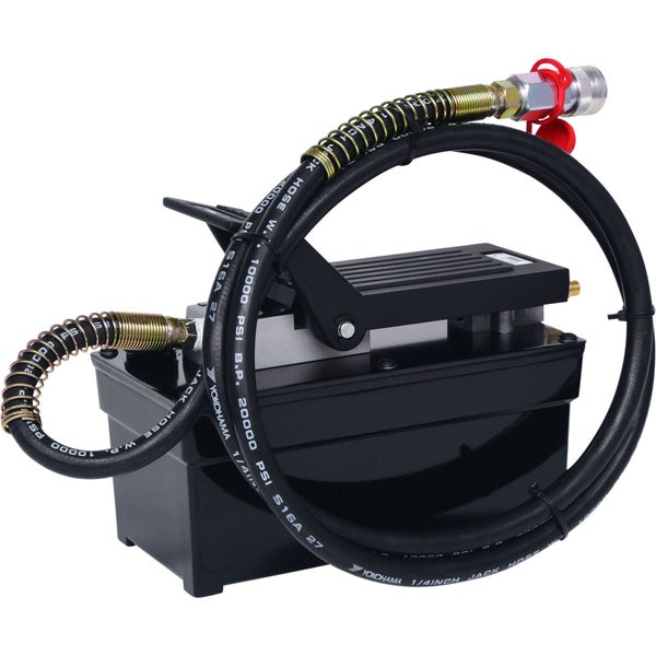 Hydraulische Fußpumpe mit Schlauch