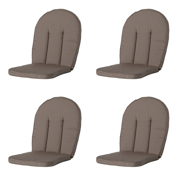 Gartenstuhlauflage Kettler Comfort/Prince Rib leber - Ca. 105x52 cm - 4er-Set