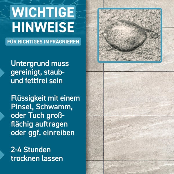 PLINTEX® [1L] Dusche & Bad-Dicht | Fugen- und Fliesen Imprägnierung für Dusche & Bad | Langanhaltende Fliesen Versiegelung mit Lotuseffekt gegen Kalk & Schmutz | Transparent & Geruchsneutral