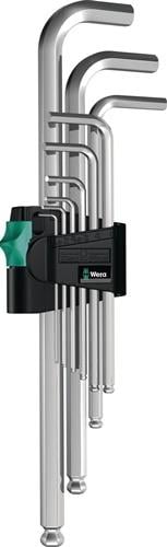 Wera Sechskant-Stiftschlüssel-Satz im schwarzen Kasten