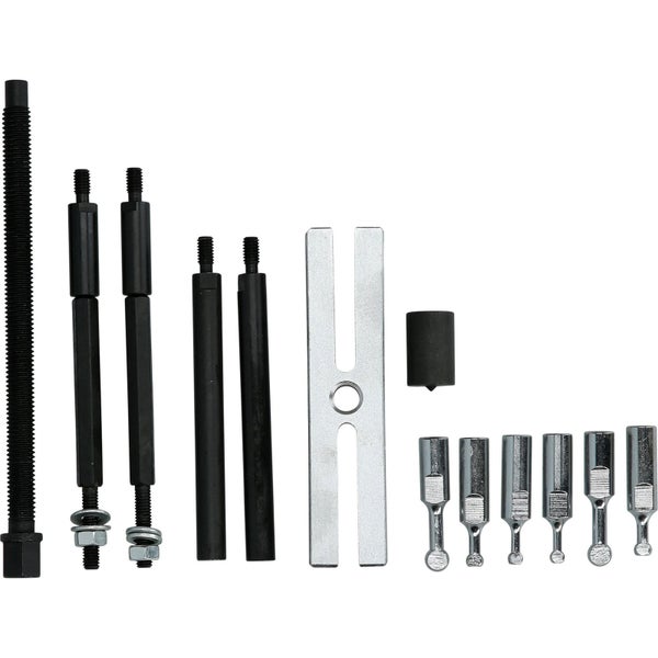 Werkzeugsatz mit verschiedenen Schrauben und Adaptern