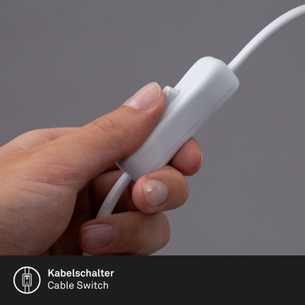 Schreibtischlampe Leselampe Klemmleuchte Schwenkbar Kabelschalter GU10
