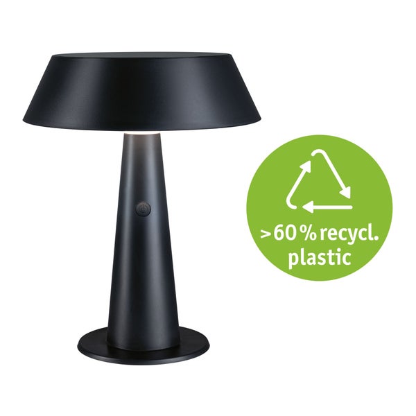Solar LED Tischleuchte Soala 2700K 165lm 2,1W Anthrazit