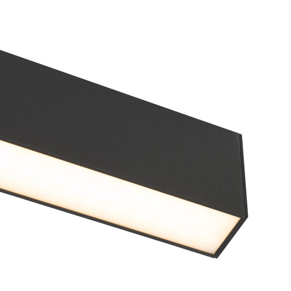 Schwarze Deckenleuchte inkl. LED 3-stufig dimmbar 2700-4000K - Keane