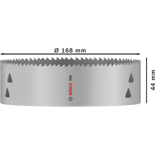 Bosch Lochsäge, Durchmesser 168 mm, Höhe 44 mm