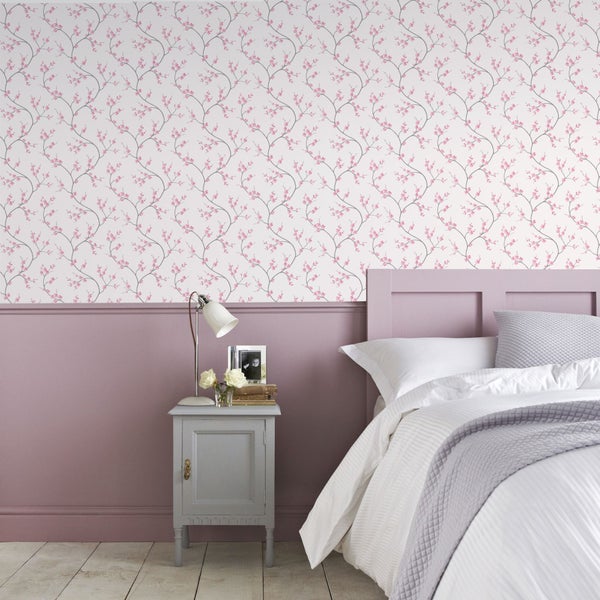 Vliestapeten Bl�te Rosa