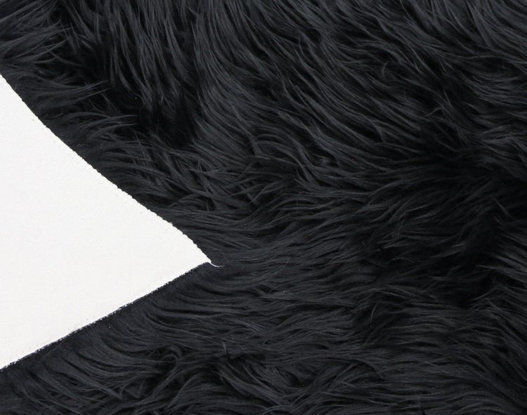 FRANK FLECHTWAREN | Kunstfell Raven, POLYACRYL, 60 x 90 cm