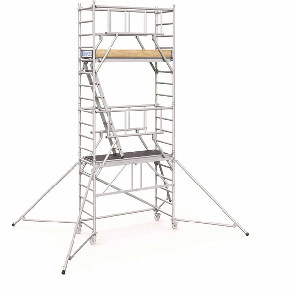 Rollgerüst mit Leiter und Arbeitsplattform