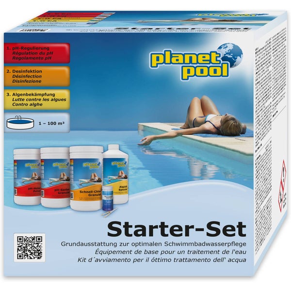 Planet Pool Starterset zur Schwimmbadwasserpflege