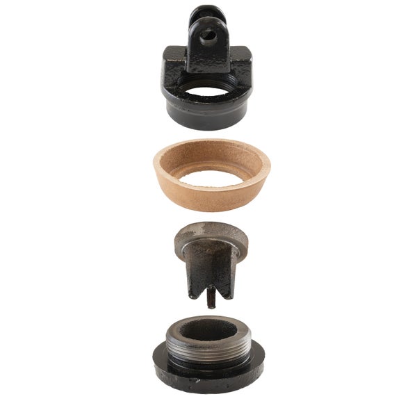 Explosionsdarstellung eines Rohrverbindungsstücks