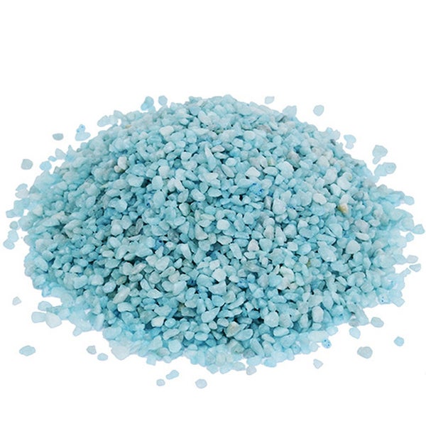 Hellblauer Dekokies für Aquarien und Garten.