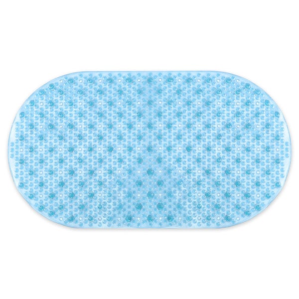 Wanneneinlage Pure - Badewanneneinlage oder Duschmatte - Blau / 69 x 39 cm oval