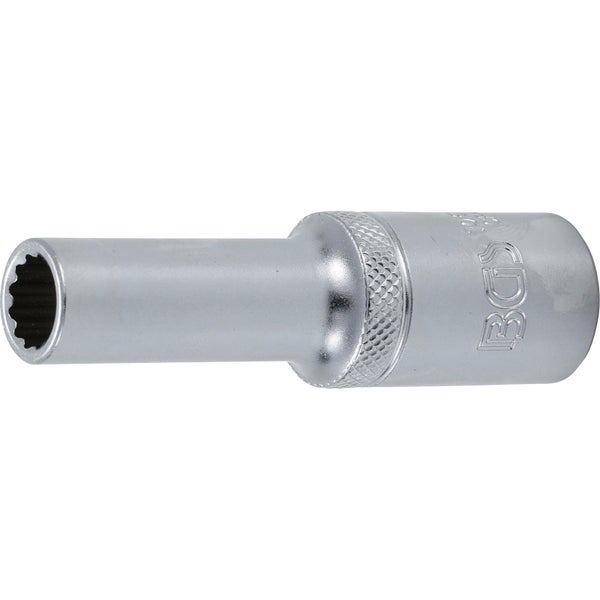 BGS Steckschlüssel-Einsatz Zwölfkant tief Antrieb Innenvierkant 12,5 mm (1/2) SW 10 mm - 10680