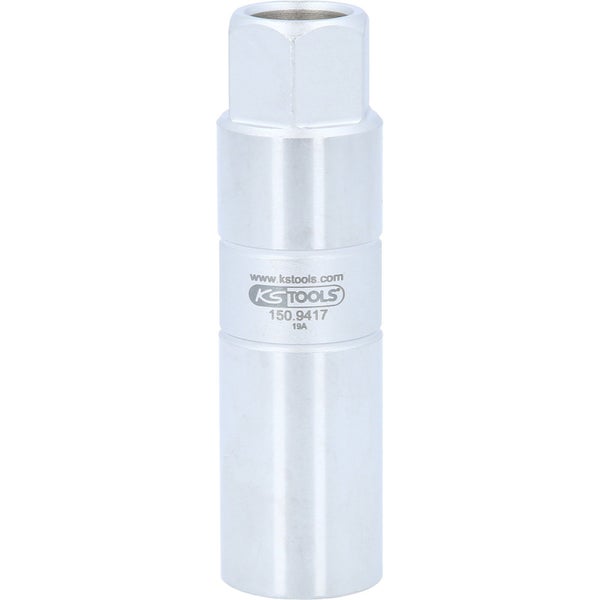 KS TOOLS Stoßdämpfer-Außensechskant-Gegenhalter-Stecknuss 17 mm - 150.9417