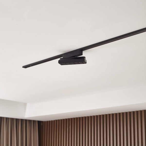 Lindby LED Lumaro (Modern) in Schwarz (12 flammig, ) Wohnzimmerleuchte