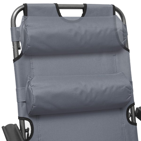 AMANKA 2er Set: 153x60 Relaxliege Garten Liegestuhl Klappbar - Gartenstuhl mit Liegefunktion - Sonnenliege Faltbar - Campingliege Leicht - Gartenliege Wetterfest Strandliege Relaxsessel Outdoor Liege