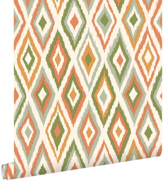 Tapetenrolle mit Rautenmuster