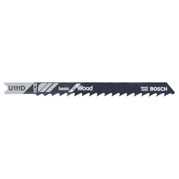 Bosch 3x Stichsägeblatt U 111 D Basic for Wood - 2608637559