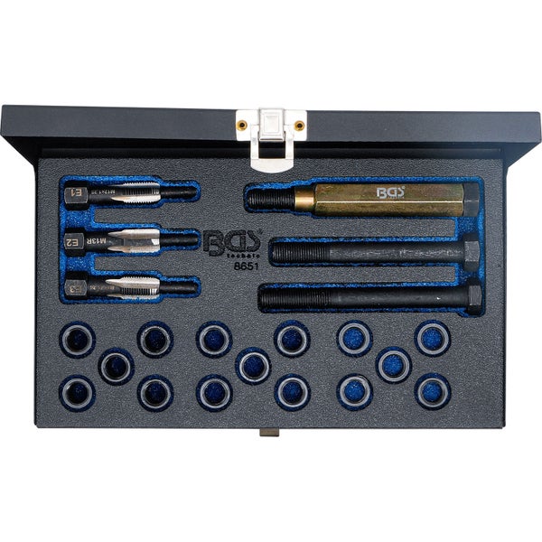BGS Reparatursatz für Glühkerzengewinde M12 x 1,25 - 8651