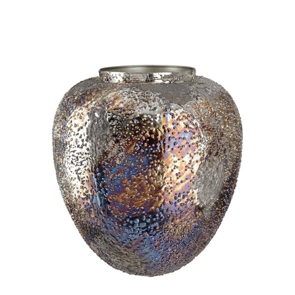 Vase GILDE Höhe 27 cm braun Metall