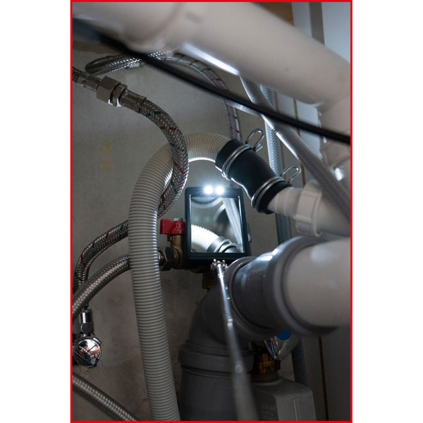 KS TOOLS Flexibler und Teleskop-Magnethalter und Inspektionsspiegel-Satz 6tlg. - 550.1090