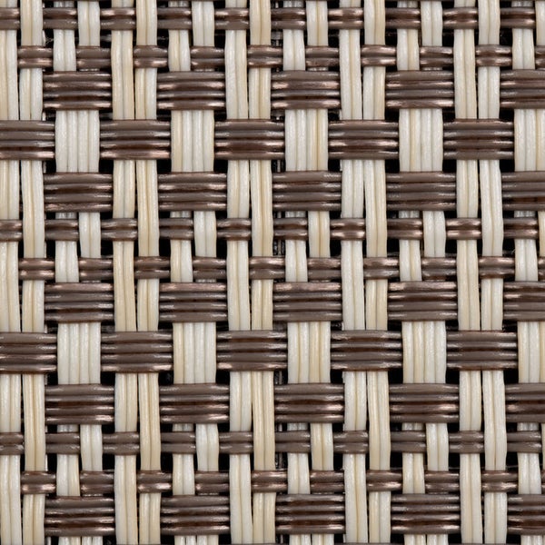 Nahaufnahme eines geflochtenen Gegenstands mit Textur