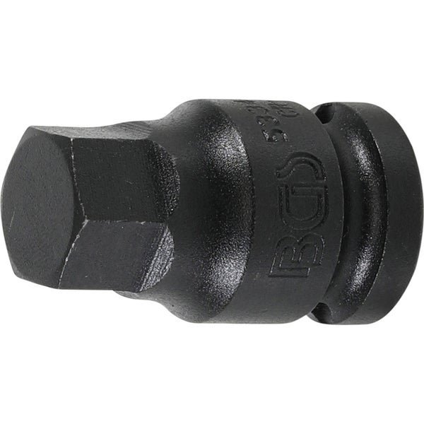 BGS Kraft-Bit-Einsatz Antrieb Innenvierkant 12,5 mm (1/2) Innensechskant 17 mm - 5334-H17