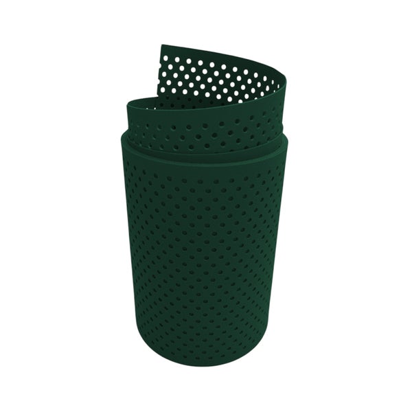 Drainageband aus Kunststoff mit Löchern