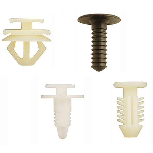 Mehrere Kunststoffbefestigungsclips