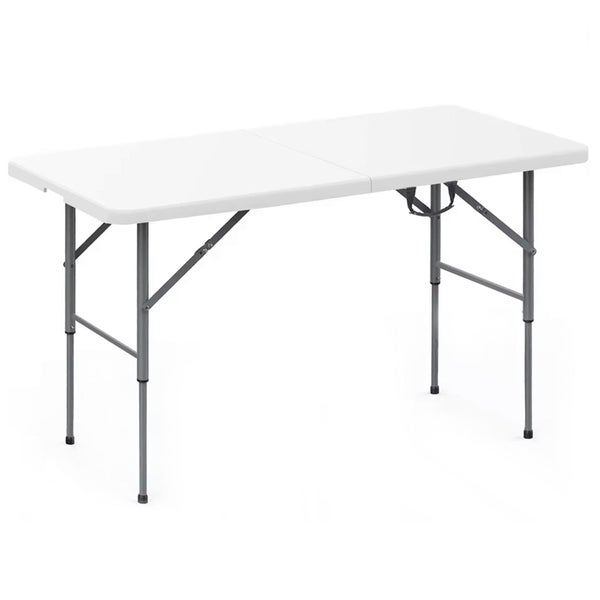 FLOORDIREKT Klapptisch Fukui Höhenverstellbar Wetterfest für Innen und Außen 120 x 60 cm