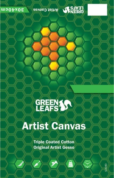 Greenleafs Canvas Painting Leinwand - Holzprofil - 17mm - 24x30cm - Leinwandbild